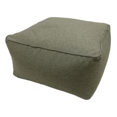 Norfolk & Co Holkham Tweed Square Pouffe Reseda Norfolk & Co Holkham Tweed Square Pouffe Reseda
