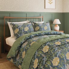 Morris & Co Windrush Blue Duvet Cover Set Morris & Co Windrush Blue Duvet Cover Set