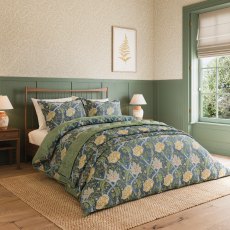 Morris & Co Windrush Blue Duvet Cover Set Morris & Co Windrush Blue Duvet Cover Set