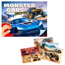Action World Monster Cars Sticker Fun Action World Monster Cars Sticker Fun