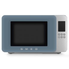 Smeg Microwave and Grill Storm Blue Smeg Microwave and Grill Storm Blue