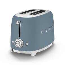 Smeg 2 Slice Toaster Matte Storm Blue Smeg 2 Slice Toaster Matte Storm Blue
