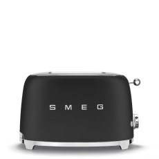 Smeg 2 Slice Toaster Matte Black Smeg 2 Slice Toaster Matte Black