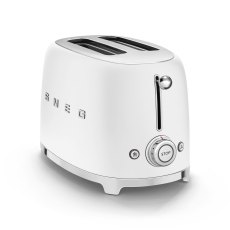 Smeg 2 Slice Toaster Matte White Smeg 2 Slice Toaster Matte White