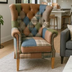 Vintage Sofa Company Castleton Button Back Wing Chair Vintage Sofa Company Castleton Button Back Wing Chair
