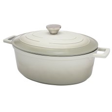 Mary Berry At Home 32cm Cast Aluminium Oval Casserole Mary Berry At Home 32cm Cast Aluminium Oval Casserole