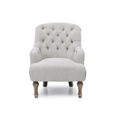 Timeless Accent Chair in Cream Linen Timeless Accent Chair in Cream Linen