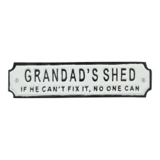 Quirky Barn Grandads Shed Sign Quirky Barn Grandads Shed Sign