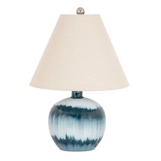 Hill Interiors Ocean Shadows Table Lamp With Linen Shade Hill Interiors Ocean Shadows Table Lamp With Linen Shade