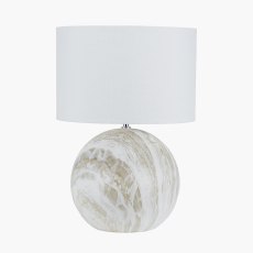 Pacific Viejo Grey Stone Effect Ceramic Table Lamp