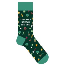 Otter House This Man Knows His Veg Socks Otter House This Man Knows His Veg Socks