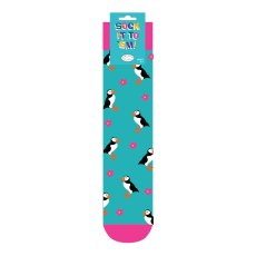 Otter House Puffins Socks Otter House Puffins Socks