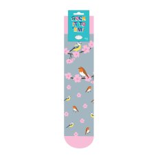 Otter House Birds & Blossom Socks
