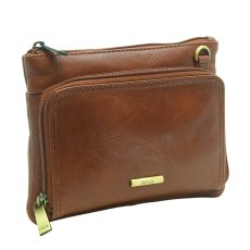 Nova Leathers Cognac Small Organiser Pocket Bag Nova Leathers Cognac Small Organiser Pocket Bag