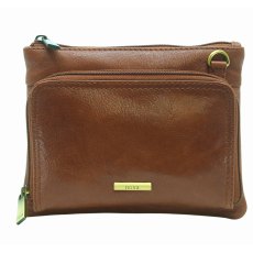 Nova Leathers Cognac Small Organiser Pocket Bag Nova Leathers Cognac Small Organiser Pocket Bag