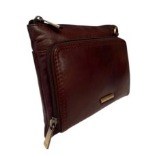 Nova Leathers Dark Brown Small Organiser Pocket Bag Nova Leathers Dark Brown Small Organiser Pocket Bag
