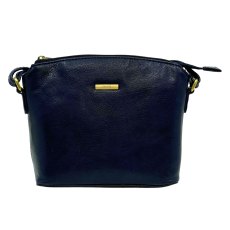 Nova Leathers Navy Dome Bag