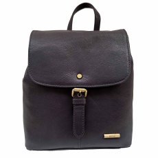 Nova Leathers Navy Buckle Detail Backpack Nova Leathers Navy Buckle Detail Backpack