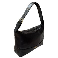 Nova Leathers Black Short Handle Shoulder Bag Nova Leathers Black Short Handle Shoulder Bag