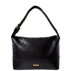 Nova Leathers Black Short Handle Shoulder Bag Nova Leathers Black Short Handle Shoulder Bag
