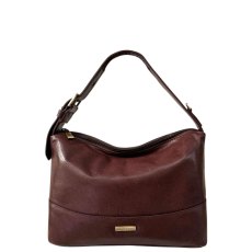 Nova Leathers Brown Short Handle Shoulder Bag Nova Leathers Brown Short Handle Shoulder Bag