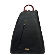 Nova Leathers Black Tan Pyramid Backpack Nova Leathers Black Tan Pyramid Backpack
