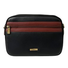 Nova Leathers Black Tan Camera Bag Nova Leathers Black Tan Camera Bag