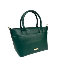 Nova Leathers Bottle Green Small Grab Bag