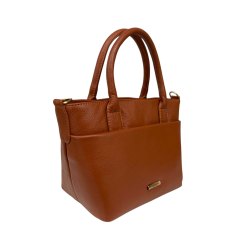 Nova Leathers Toffee Brown Small Grab Bag