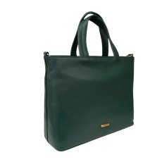 Nova Leathers Bottle Green Medium Square Grab Bag Nova Leathers Bottle Green Medium Square Grab Bag
