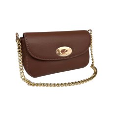 David Jones Red Mud Half Flap Shoulder Bag David Jones Red Mud Half Flap Shoulder Bag