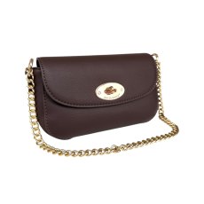 David Jones Sandalwood Brown Half Flap Shoulder Bag David Jones Sandalwood Brown Half Flap Shoulder Bag