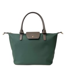 David Jones Empire Green Medium Tab Over Tote Bag David Jones Empire Green Medium Tab Over Tote Bag