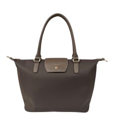 David Jones Hot Chocolate Medium Tab Over Tote Bag David Jones Hot Chocolate Medium Tab Over Tote Bag