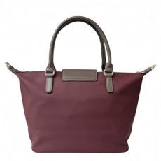 David Jones Windsor Wine Medium Tab Over Tote Bag David Jones Windsor Wine Medium Tab Over Tote Bag