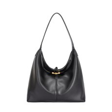 David Jones Black Slouchy Button Hobo Bag David Jones Black Slouchy Button Hobo Bag
