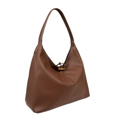David Jones Red Mud Slouchy Button Hobo Bag David Jones Red Mud Slouchy Button Hobo Bag