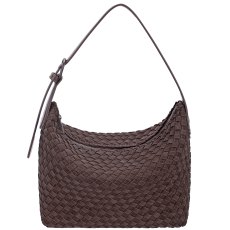 David Jones Hot Chocolate Weave Shoulder Bag