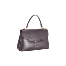David Jones Wenge Wood Leather Effect Top Handle Bag