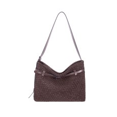 David Jones Hot Chocolate Weave Long Shoulder Bag David Jones Hot Chocolate Weave Long Shoulder Bag