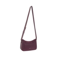 David Jones Dark Bordeaux Soft Touch Triple Shoulder Bag David Jones Dark Bordeaux Soft Touch Triple Shoulder Bag