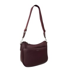 David Jones Dark Bordeaux Simple Shoulder Bag