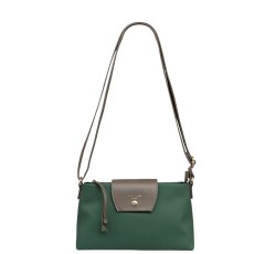 David Jones Empire Green Small Tab Over Shoulder Bag David Jones Empire Green Small Tab Over Shoulder Bag