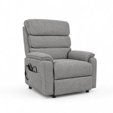 Hallie Lift & Tilt Recliner Chair in Grey Fabric Hallie Lift & Tilt Recliner Chair in Grey Fabric
