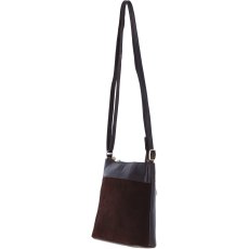 Ashwood Leather Crossbody Bag Brown Suede