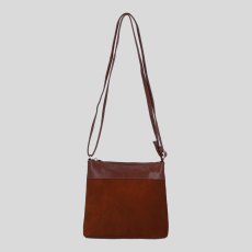 Ashwood Leather Crossbody Bag Tan Suede