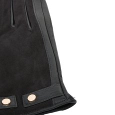 Ashwood Leather Suede & Leather Black Gloves Ashwood Leather Suede & Leather Black Gloves