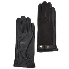 Ashwood Leather Suede & Leather Black Gloves Ashwood Leather Suede & Leather Black Gloves