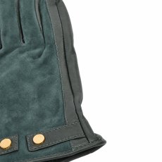 Ashwood Leather Suede & Leather Green Gloves