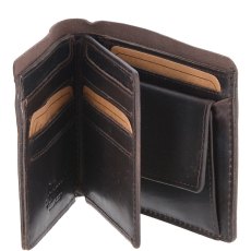 Ashwood Leather RFID 8 Card ID Coin & Zip Fold Wallet Brown Ashwood Leather RFID 8 Card ID Coin & Zip Fold Wallet Brown